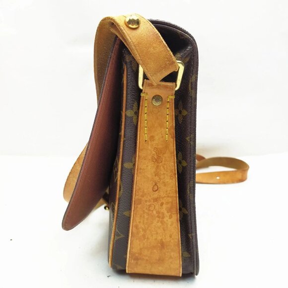 Authentic Louis Vuitton Cartouchiere GM Monogram Shoulder Bag LCMON194-112025 - Picture 3 of 9